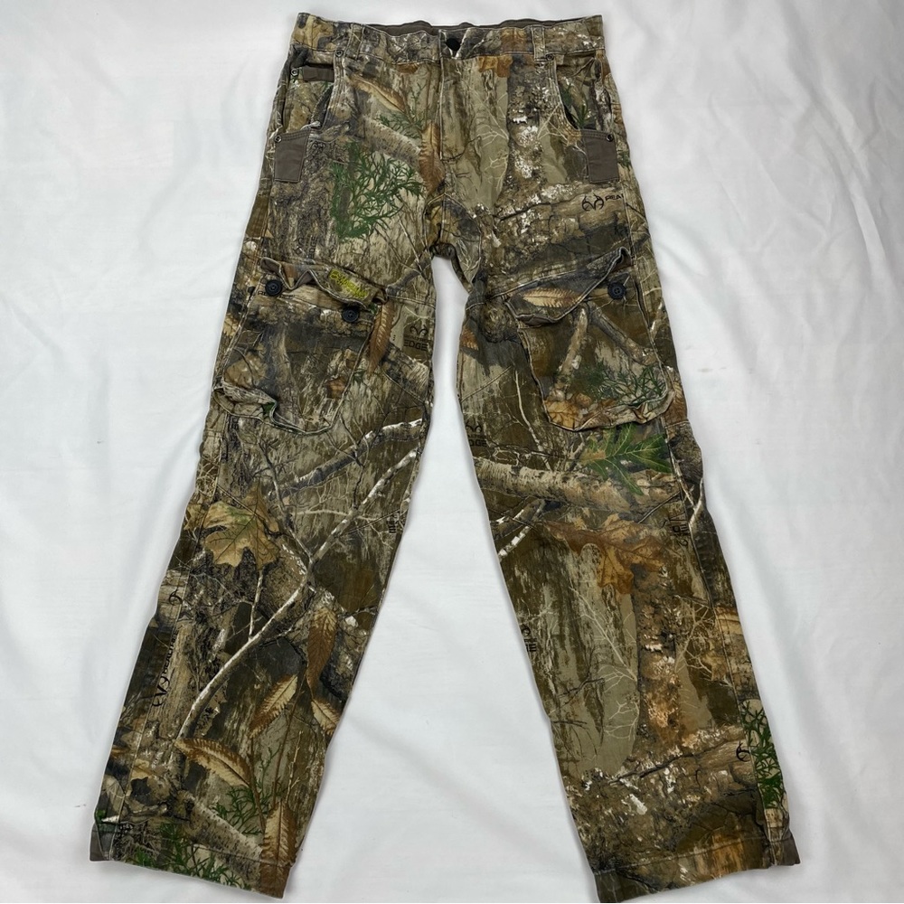 Magellan Outdoor Camouflage Camp Hunting Gear Pants Realtree BOYS Sz Large Camo